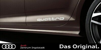 Audi Quattro Schriftzug, Florettsilber 4G0064317A Z7G Audi Quattro Schriftzug, Florettsilber 4G0064317A Z7G