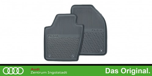 Original Skoda Fabia (3) Gummifußmatten Satz Vorne 6V1061551 Original Skoda Fabia (3) Gummifußmatten Satz Vorne 6V1061551