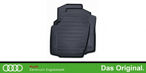 Original Skoda Rapid / Spaceback Gummifußmatten Satz Vorne + Hinten 5JB061550 Original Skoda Rapid / Spaceback Gummifußmatten Satz Vorne + Hinten 5JB061550