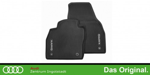 Original Skoda Kamiq Gummifußmatten Satz Vorne 658061502 Original Skoda Kamiq Gummifußmatten Satz Vorne 658061502