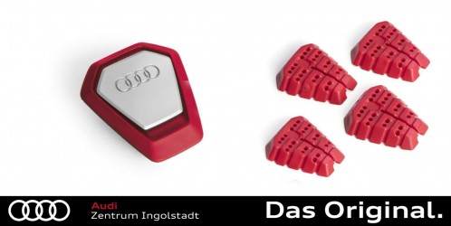 Audi Duftspender/Lufterfrischer + Nachfüllpack Set, Singleframe, rot, mediterran Audi Duftspender/Lufterfrischer + Nachfüllpack Set, Singleframe, rot, mediterran