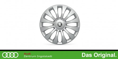 Original Skoda Fabia (III) Radzierkappen / Nabenkappen Satz "Costa" "6J X 15" 5JA071455A Original Skoda Fabia (III) Radzierkappen / Nabenkappen Satz "Costa" "6J X 15" 5JA071455A