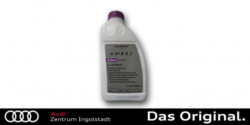 Original Audi, VW, SKODA, SEAT Kühlmittel-Fertigmischung G12 evo 1L (-35°C/-31°F) (Beschreibung beachten!) G 12E050A2 Original Audi, VW, SKODA, SEAT Kühlmittel-Fertigmischung G12 evo 1L (-35°C/-31°F) (Beschreibung beachten!) G 12E050A2