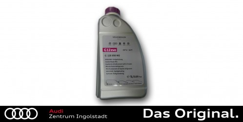 Original Audi, VW, SKODA, SEAT Kühlmittel-Fertigmischung G12 evo 1L (-35°C/-31°F) (Beschreibung beachten!) G 12E050M2 Original Audi, VW, SKODA, SEAT Kühlmittel-Fertigmischung G12 evo 1L (-35°C/-31°F) (Beschreibung beachten!) G 12E050M2