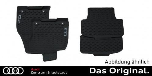 Original Audi Q2 (GA) Gummifußmatten-Set vorne + hinten Original Audi Q2 (GA) Gummifußmatten-Set vorne + hinten