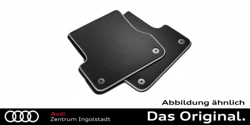 Original Audi Q7 / SQ7 (4M) Textilfußmatten Satz Hinten, schwarz/silbergrau 4M0061276 MNO Original Audi Q7 / SQ7 (4M) Textilfußmatten Satz Hinten, schwarz/silbergrau 4M0061276 MNO