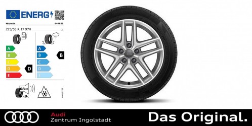Original Audi A4 allroad 17 Zoll Winterkomplettradsatz 5-Parallelspeichen-V-Design 225/55 R 17 97H Michelin Alpin 5 AO, 6,5x17 Original Audi A4 allroad 17 Zoll Winterkomplettradsatz 5-Parallelspeichen-V-Design 225/55 R 17 97H Michelin Alpin 5 AO, 6,5x17