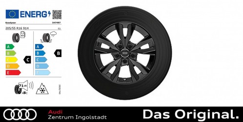 Original Audi A3 8Y Winterkomplettradsatz 5-V-Speichen-Acumen 205/55 R16 91H Goodyear Ultragrip Performance Gen 1 AO, 6,5x16 Original Audi A3 8Y Winterkomplettradsatz 5-V-Speichen-Acumen 205/55 R16 91H Goodyear Ultragrip Performance Gen 1 AO, 6,5x16