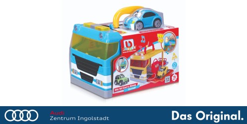 Original VW Spielset Mitnehm-Garage blau mit Beetle Z 058772 Original VW Spielset Mitnehm-Garage blau mit Beetle Z 058772