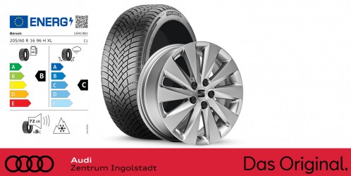 Original SEAT Arona 16 Zoll Winterkomplettradsatz Abrera II Silber BARUM / POLARIS 6 205/60 R16 96 H XL Original SEAT Arona 16 Zoll Winterkomplettradsatz Abrera II Silber BARUM / POLARIS 6 205/60 R16 96 H XL