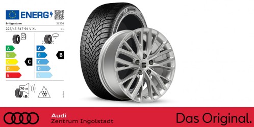 Original SEAT Leon 17 Zoll Winterkomplettradsatz Dynamic silber Bridgestone Blizzak 6 / 225/45 R17 94 V XL / 7,5J x 17 ET46 Original SEAT Leon 17 Zoll Winterkomplettradsatz Dynamic silber Bridgestone Blizzak 6 / 225/45 R17 94 V XL / 7,5J x 17 ET46