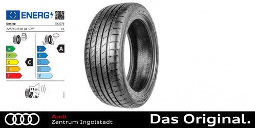 Original Dunlop Sommerreifen SP Sport Maxx RT AO1 225/40 R18 XL 92Y Kostenlose Zustellung im Umkreis von 40 KM! Original Dunlop Sommerreifen SP Sport Maxx RT AO1 225/40 R18 XL 92Y Kostenlose Zustellung im Umkreis von 40 KM!